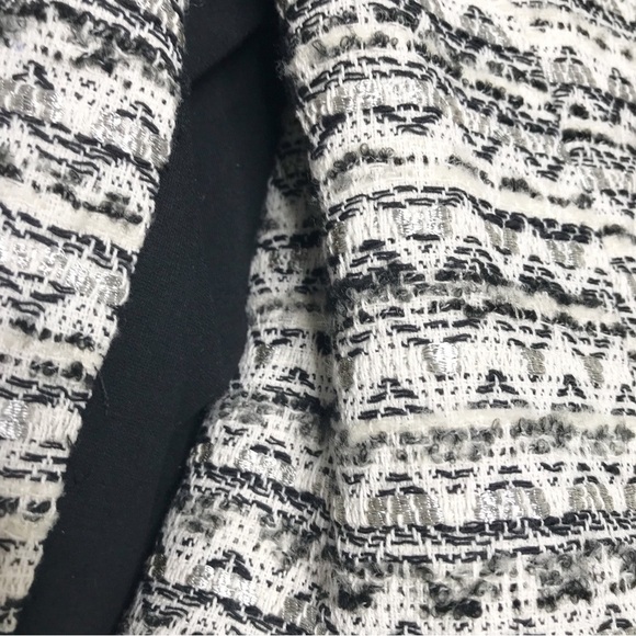 NELL COUTURE Knit Weaved Open Cardigan Blazer 8 - Picture 4 of 8